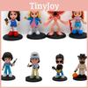 Gorgeous 8pcs Stranger Things Figures Set Steve Cannibal Flower Xmas Model Gift