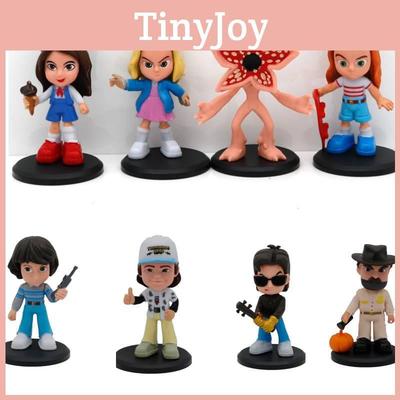 Великолепный набор из 8 фигурок по сериалу «Очень странные дела» Стив Каннибальский цветок Рождественская модель подарок