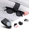 Car Visor Sunglasses Holder Portable Universal Glasses Ticket Accessories For Porsche Cayenne GTS Panamera Carrera GT3 Sticker