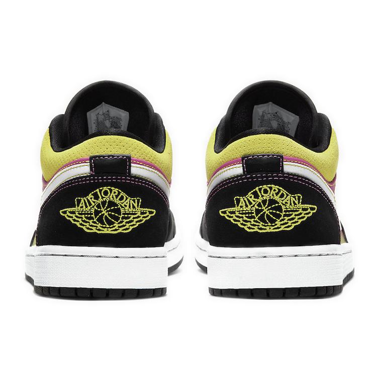Jordan 1 Низкий Черный Активный Фуксия Кибер CW5564-001