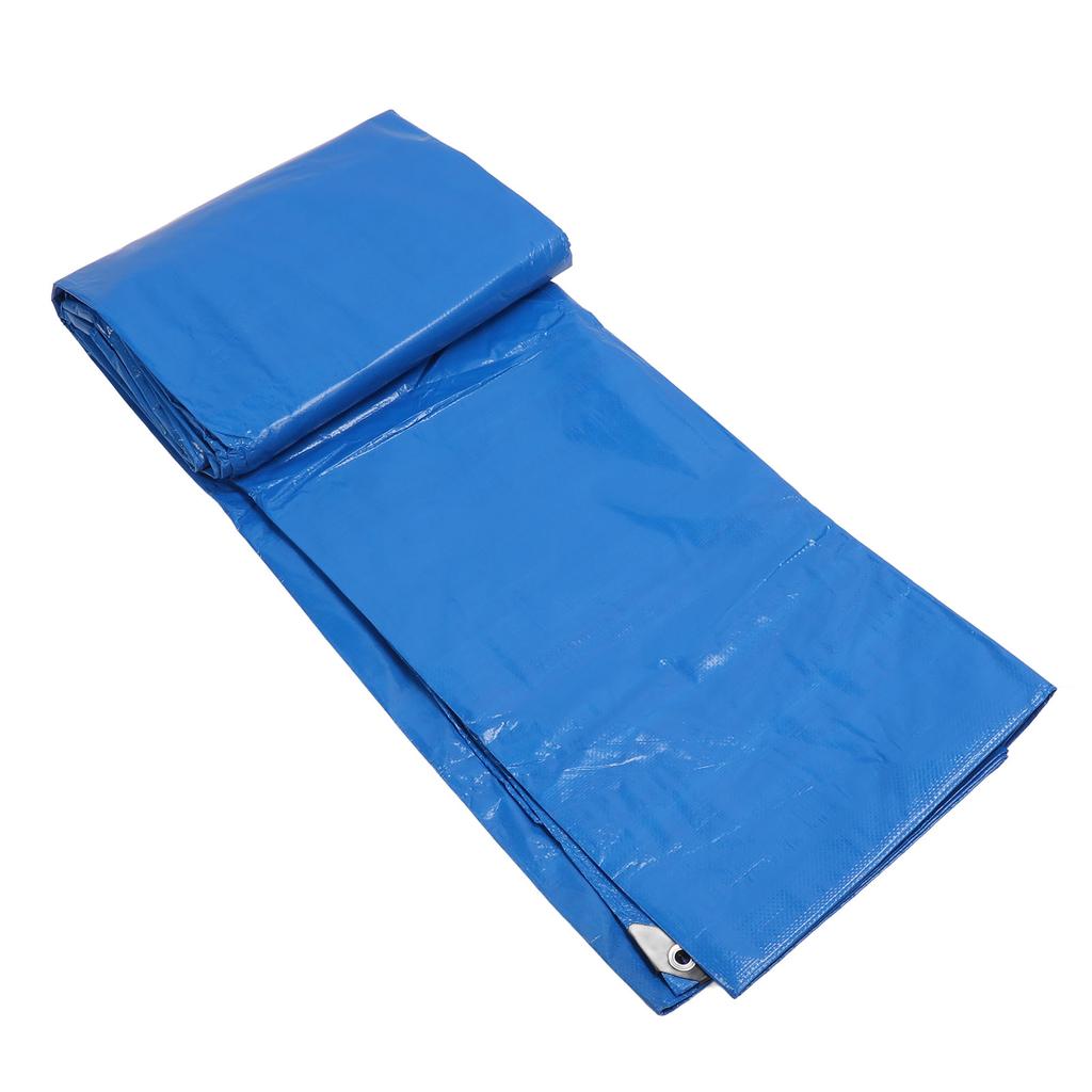 Тяжелый полиэстеровый брезент 6x6 м, синий, водонепроницаемый, устойчивый к УФ-излучению, многоцелевой полиэстеровый брезент