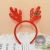 Children's Christmas Headband & Hair Clip Set: Santa, Snowman, Antlers - Festive Holiday Party Accessory