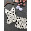 2023 Pajamas Women's Camisole Shorts Suit Lace Trim Pajama Set