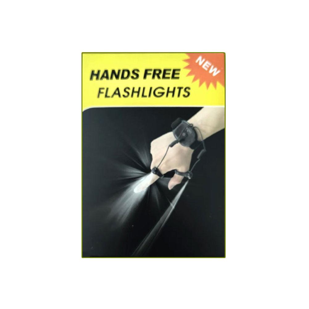 Diamond Ring-shaped Wrist Rechargeable Flashlight with Strong Light, Precise Local Illumination, Portable Fishing Light
