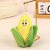 1 шт. Мультяшная плюшевая очищенная кукуруза кукла брелок зеленый лук мягкие игрушки овощи подарки милая сумка кулон школьный ранец аксессуары