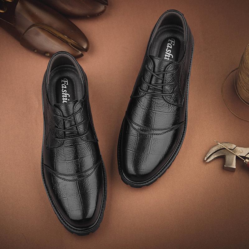 Британский стиль школьная обувь высшего класса мужская обувь для взрослых повседневная кожаная обувь на шнуровке для ходьбы люксовые джентльменские оксфордские туфли для мужчин
