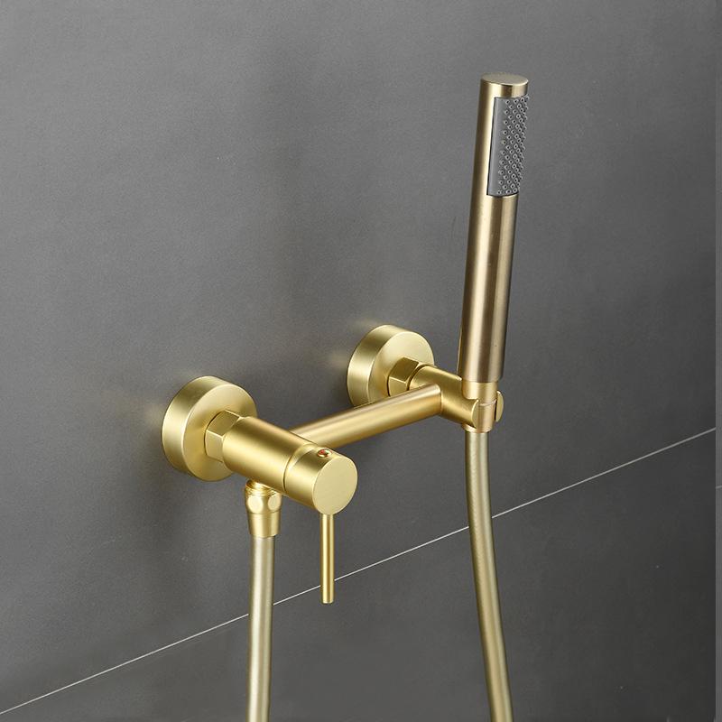 Латунный Смеситель душ Биде Портативный Распылитель Ванная Туалет Биде Смесители горячей и холодной воды Водяной клапан Набор сопла Гигиенический душ