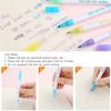 8Pcs Double Line Pen Color DIY Drawing Marker Highlighter Stationery Art Supplies