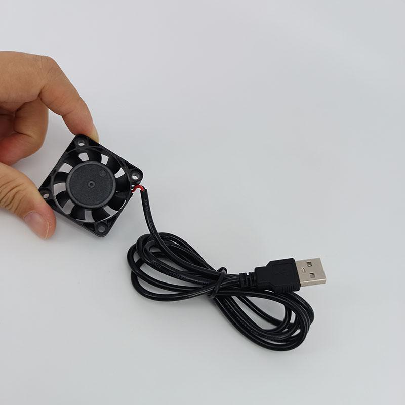 DC 5V USB Cable 4010 Power Brushless Cooling Fan Cover Motor Case 40MMx40mmx10mm for Pc Router 3d Printer