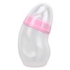 180ml Pet Feeding Bottle Crooked Head Pet Feeding Nipple Bottle for Baby Cats Dogs Pink