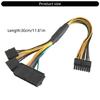 Reliable ATX24Pin to 16Pin Converters Cable for Computers Motherboards Power Adapter Cable 30cm