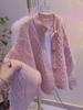 Women's Soft Cable Knit Cardigan - Autumn/Winter 2025, Loose, Casual, Fashionable Sweater
