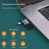 Biaz Двойной OTG-адаптер: Переходник Type-C и Micro USB на USB-флешку