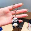 Брелок-подвеска в виде мультяшной панды Милый брелок-подвеска в виде панды Изысканный универсальный рюкзак Украшения Аксессуары Подарки