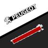 For Peugeot New Car Audio Decorate 3D Aluminum Badge Emblem Sticker For Peugeot 206 307 308 3008 207 208 407 508 2008 5008 107 2