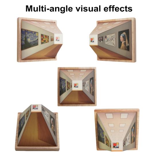 Naked Eye 3D Vision Night Light LED Illusion Atmosphere Light Классическое искусство