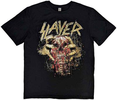 Футболка с логотипом Slayer Skull Clench Band