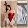Sexy Christmas Lingerie Seduction Robe Uniform Suit Pajamas Sex Passion Winter Bunny