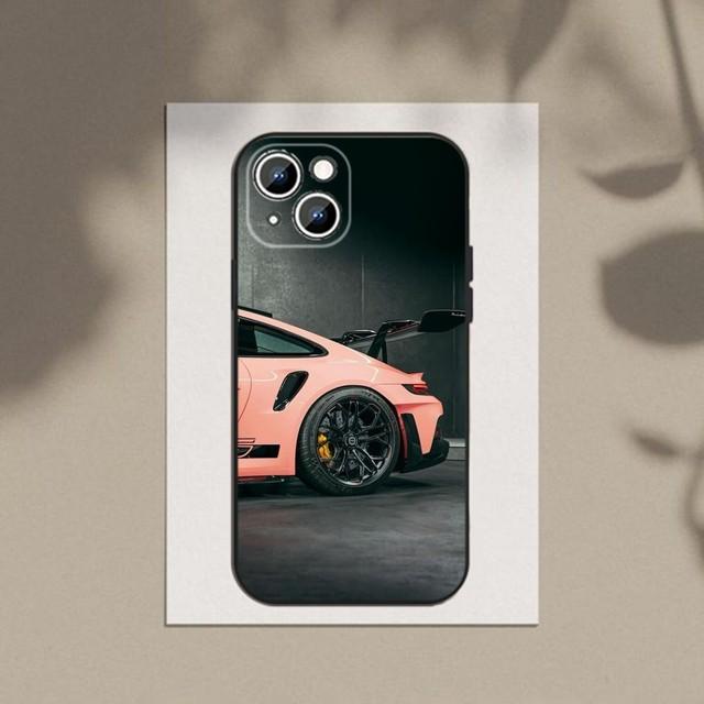 Крутой мужской спортивный чехол для телефона с автомобилем для Apple iPhone 15,14,13,12,11,XS,XR,X,8,7,Pro,Max,Plus,мини силиконовый черный чехол