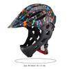 Adjustable Breathable Kids Bike Helmets Toddler Lightweight Full Face Bicycle Helmets with LED Light