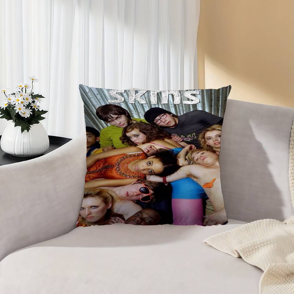 Teen TV Series Skins Generation Cushion Cover Pillow Cover Decor Pillowcase Printed Cushion Case For Couch