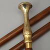 Старинная латунная трость с морской ручкой, винтажный дизайн, складывается в 3 раза, полностью складная и портативная, идеально подходит для коллекционеров и любителей активного отдыха
