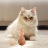 1 Набор Игрушка для кошки Войлок Сизаль Ротанговый шар Когтеточка для кошки с колокольчиком Перо Большой размер Защита мебели Когтеточка для кошки