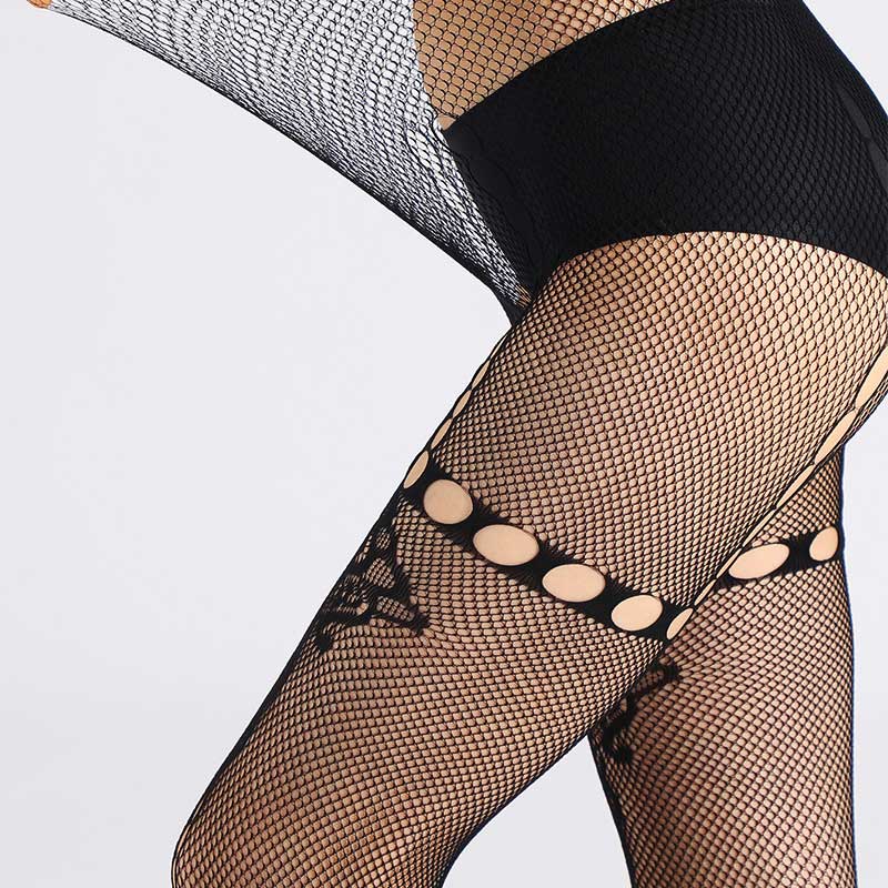 Сексуальные сетчатые чулки, тонкие женские ажурные чулки, нейлоновые колготки, готические сетчатые колготки в стиле Лолиты с бабочкой Y2k