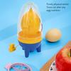 Взбиватель яиц Яйцо Забавная форма Высокий крутящий момент Вращение Однородный Ручной Портативный Золотой Яйцеварка Золотая Яйцеварка
