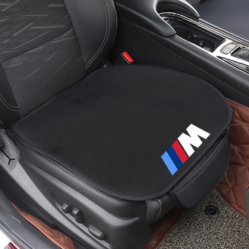 1 шт. Подушка на сиденье автомобиля Нескользящий чехол Ледяной шелк Бархат Плюш Для BMW M Power Performance M3 M5 X1 X3 X5 X6 E46 E39 E36 E60 E90