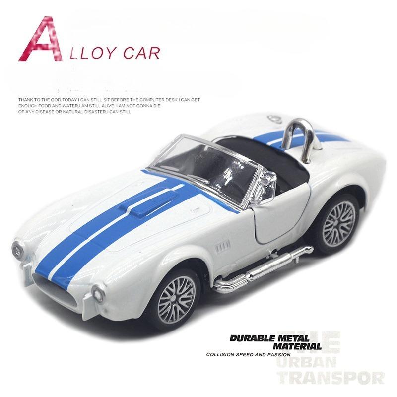 13см 1:Масштаб 32 Металлический Сплав Классический Shelby Cobra 427 Классический Автомобиль Модель Автомобиля Литье под Давлением Транспортные Средства Игрушки Детские Рождественские Подарки