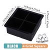 4/6/8 Grid Food Grade Reusable Ice Maker Ice Ball Maker Silicone Ice Cube Mold Tray DIY Freeze Ice Maker Square Ice Tray Mold