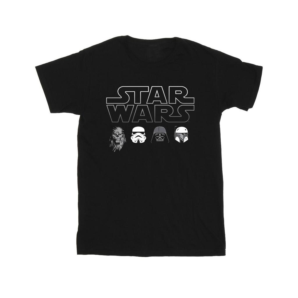 Star Wars Mens Character Heads T-Shirt
