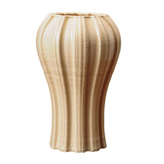 Расписная керамическая ваза Настольная полосатая художественная ваза Декоративная ваза для цветов для цветочной композиции Декор для гостиной спальни