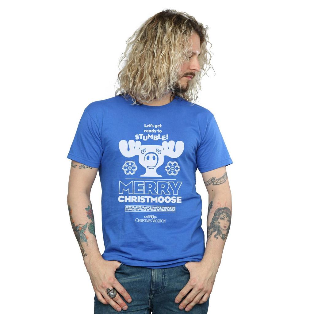 National Lampoon´s Christmas Vacation Mens Merry Christmoose T-Shirt