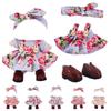 For 17Cm Plush Doll For Clothes Accessories Pants Skirts Cute Overall Doll Suspender Dress Holiday Gifts