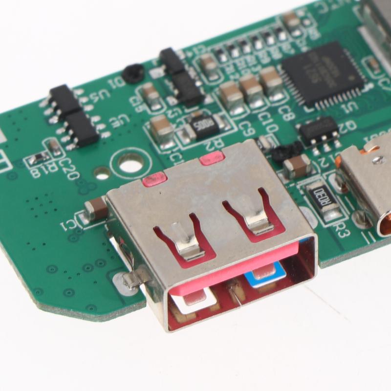 Модуль быстрой зарядки 22,5 Вт для DIY Power Bank PD QC VOOC 3,7 В Плата зарядки литиевой батареи Защита цепи со светодиодным дисплеем