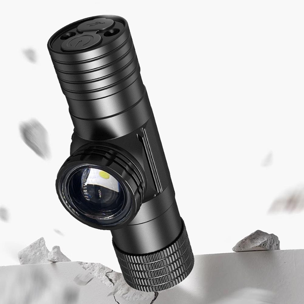 Motion Sensor Super Bright Headlight IP68 Waterproof Portable Camping Flashlight USB-C Rechargeable Head Lamp for Camping Hiking