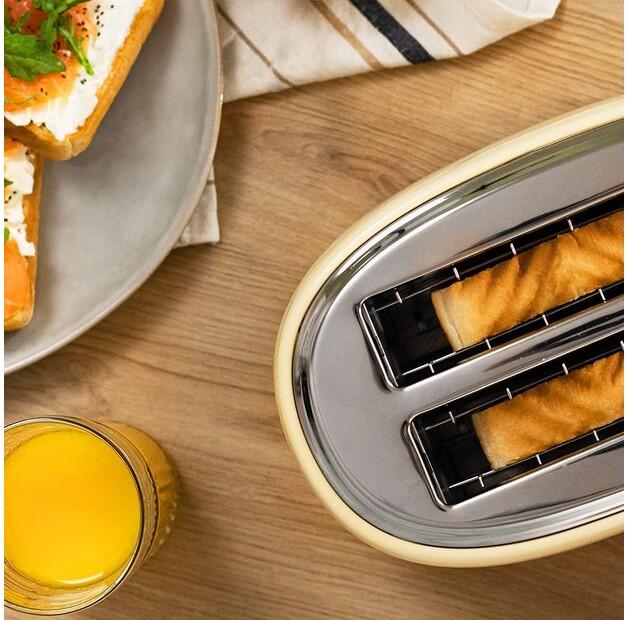Toaster Cecotec 03232 Toast & Taste Retro 1000 Beige