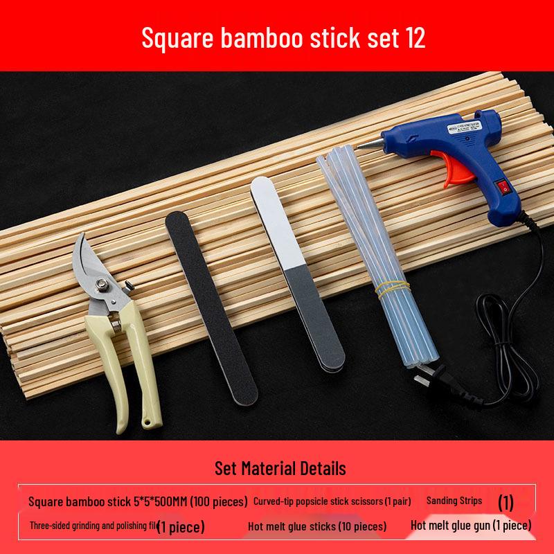 DIY Bamboo Architectural Model Rods