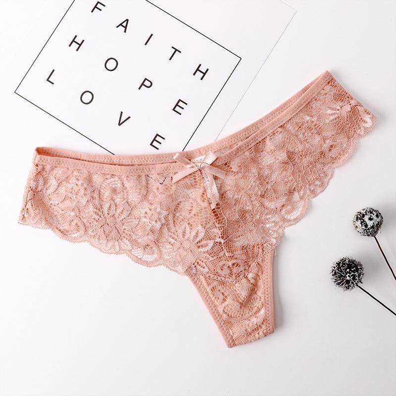 Трусы с цветочным принтом, однотонные трусики с низкой талией, женская модная одежда для сна, женское нижнее белье, трусы-стринги