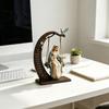 Настольная религиозная фигурка, Христианская Дева Мария, Подвесное украшение, Католический Библейский стих, Домашний декор, Благословенный Вдохновляющий подарок, Смола для