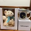 [USED] Volkswagen Novelty Teddy Bear Mug with Silicone Cover