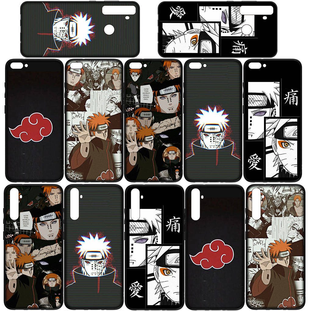 Cover for iPhone 16 15 Xiaomi Redmi Note 14 13 12 11 Pro Max X 8 9 16e Samsung Galaxy S25 S24 S23 Moto E15 OPPO Huawei Pain Akatsuki Naruto Phone Case