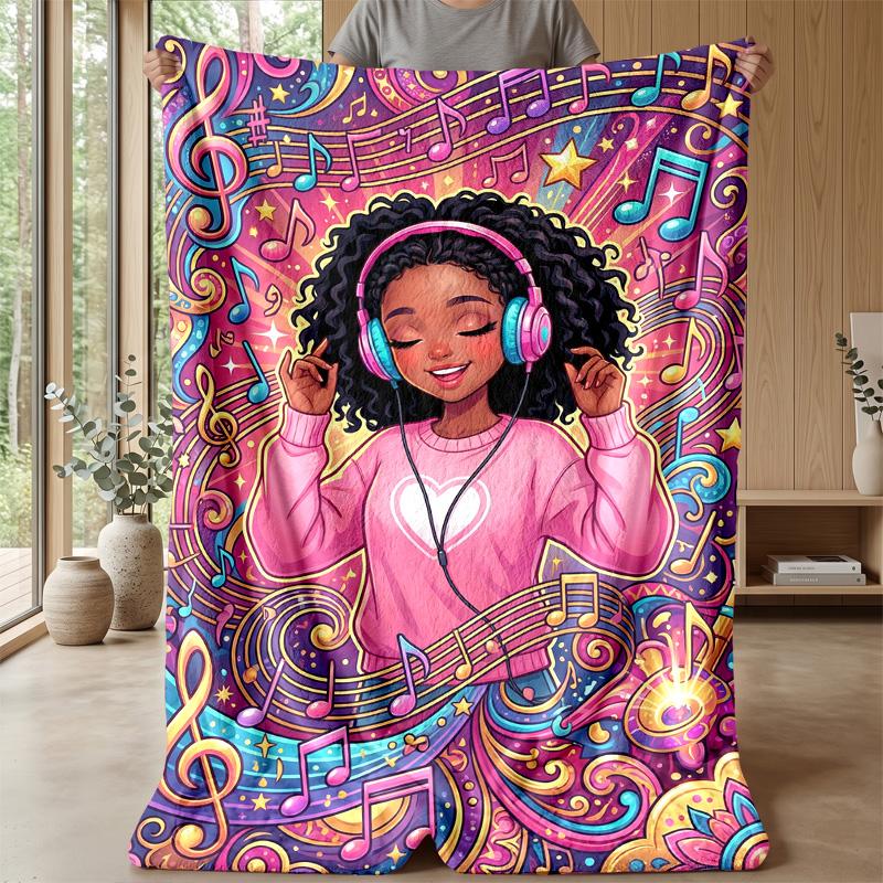Mermaid s Coral Treasure Theme blanket Lightweight Warm Flannel Blanket Decorative Throw Blanket for Home Decoration