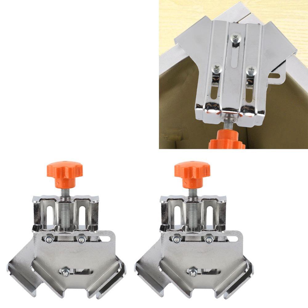 2pcs Adjustable Right Angle Clamp Open Style Miter Joint Clamp Durable Corner Clamp Woodworking