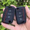 Для Vw Golf 7 Gti Polo T-Cross T-Roc Touran Tiguan Skoda Octavia Rapid Kodiaq Fabia Seat Ibiza Leon Ateca Arona Чехол для ключа
