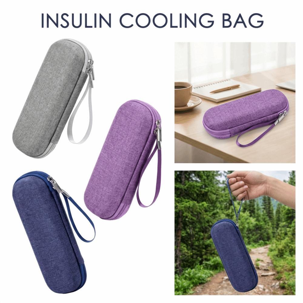 Portable Glaciated Cold Storage Bag Waterproof Medicine Travel Cooler Drug Freezer Bag Outdoor