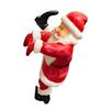 Miniature Santa Figurine Planter Decoration Santa Claus Statue Snowman Flower Pot Climber Funny Xmas Ornament for Flowerpot Outdoor Garden Yard Decor