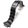 Ремешок для часов GX56/GWX56 + Металлическая рамка Корпус Ремешок для Casio G-Shock GXW56/GWX56BB - Нержавеющая сталь Серебристый/Черный + Инструменты для замены